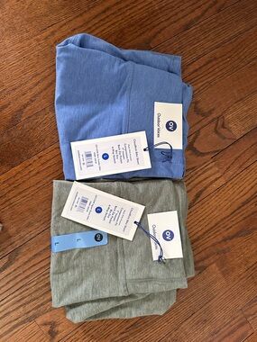 Outdoor Voices Leggings in Periwinkle and Sage